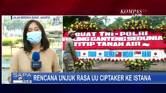 Rencana Unjuk Rasa UU Cipta Kerja ke Istana Negara
