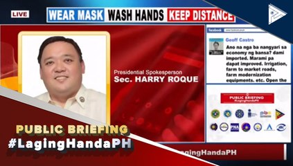 #LagingHanda | Panayam kay Presidential Spokesperson Harry Roque