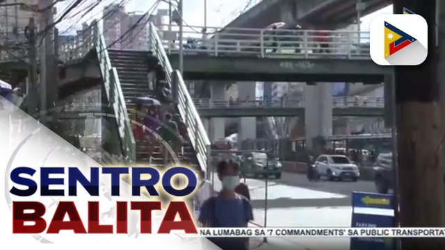 #SentroBalita | Elevator o escalator sa footbridge patungo sa EDSA busway, hiling ng ilang commuters
