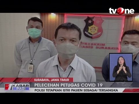 Lecehkan Satgas Covid-19, Istri Pasien Jadi Tersangka