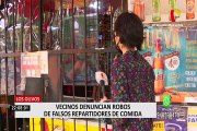 Los Olivos: vecinos denuncian robos de falsos repartidores de comida