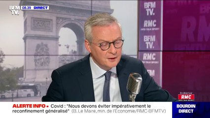 Bruno Le Maire "comprend que les restaurateurs puissent avoir un sentiment d'injustice"
