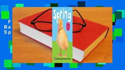 Full version  Bright Baby Touch and Feel Spring  Review