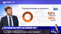 Selon un sondage Elabe, 62% des Français sont favorables au couvre-feu