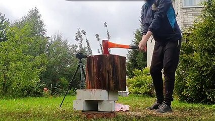 An Axe VS Coca Cola, Crazy ,Experiments, Outside.