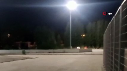 Karantinadan kaçtı, drift yaparken yakalandı