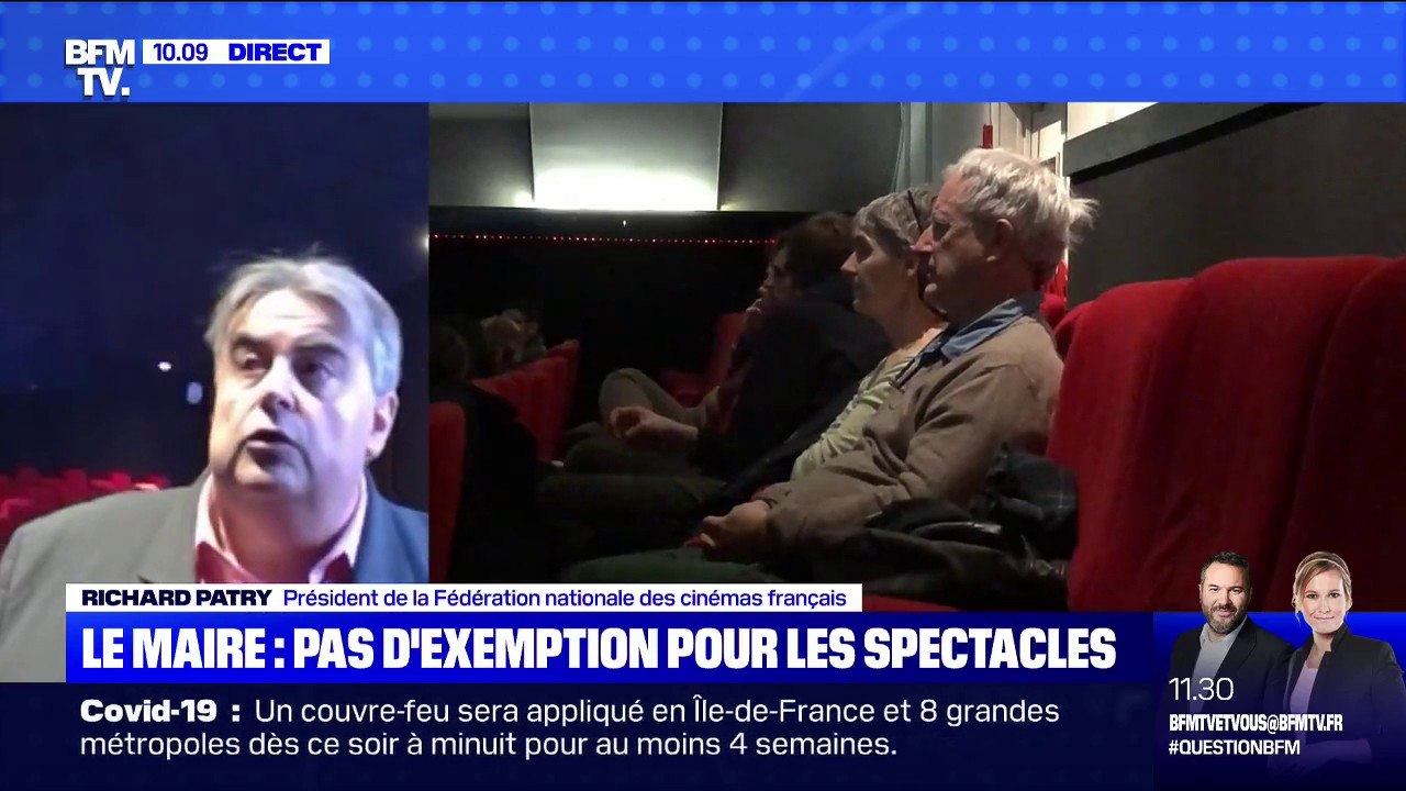Couvre-feu: le président de la Fédération nationale des cinémas français demande à ce que "le billet fasse foi" d'attestation