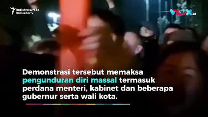 Didemo Rakyatnya, Presiden Kyrgyztan Mengundurkan Diri