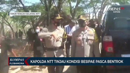 Kapolda NTT Tinjau Kondisi Besipae Pasca Bentrok