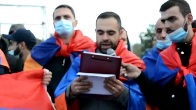 Des Arméniens bloquent une partie du poste frontière à Mont-Saint-Martin