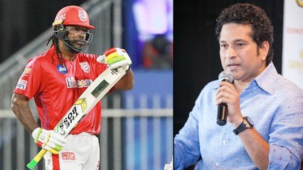 Скачать видео: IPL 2020, RCB vs KXIP : Sachin Tendulkar Questions Chris Gayle’s Exclusion From Playing XI