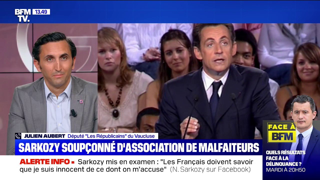 Nicolas Sarkozy mis en examen: le député LR Julien Aubert dénonce "une accusation grave qui alimente le sentiment du 'tous pourris'"