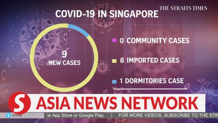 Straits Times | 9 new Covid-19 cases; zero in community