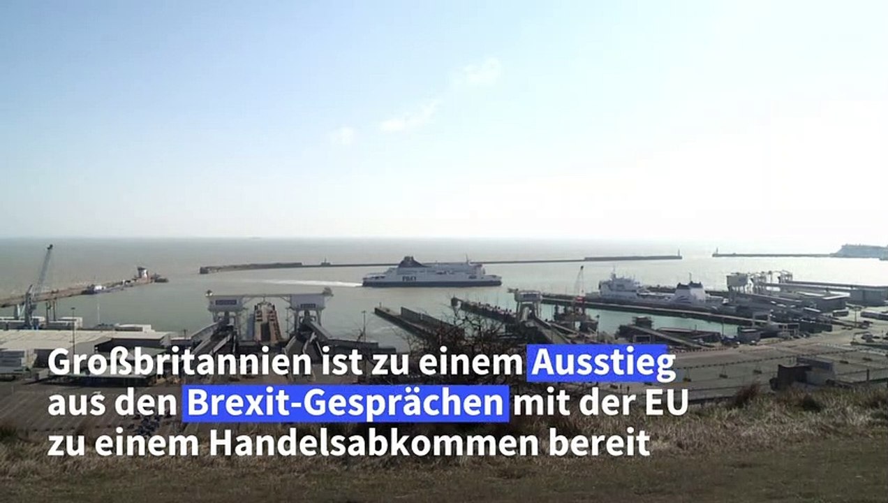 Großbritannien zu No-Deal-Brexit bereit