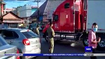 Transportistas circulan en la frontera de Paso Canoas - Nex Noticias