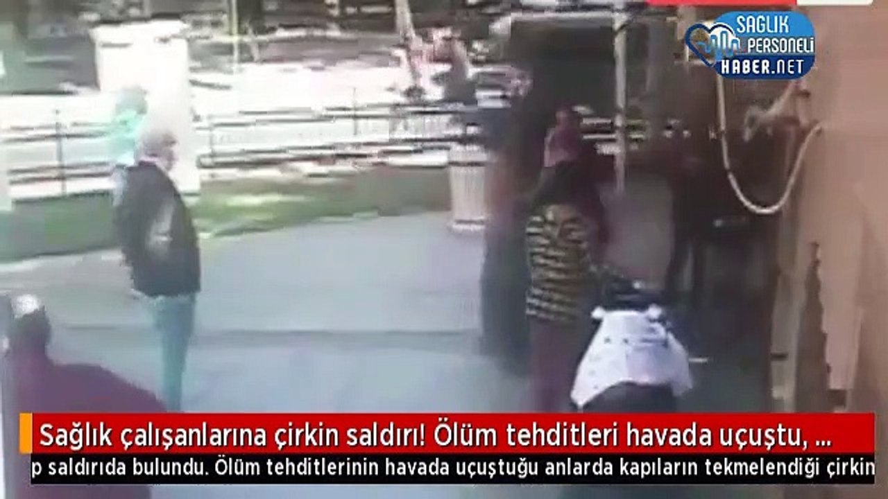 Hemşire ve doktorlar dehşeti yaşadı! Kapıyı tutarak kendilerini korudu