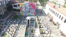 Geleneksel hat sanatı ile grafiti sanatı dünyada ilk kez Trabzon'da uygulandı
