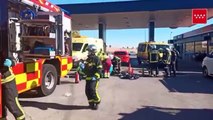 Muere un hombre arrollado por un coche mientras trabajaba en un arqueta de una gasolinera
