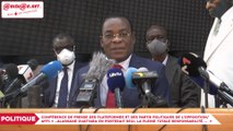 Conférence de presse des plateformes et des partis politiques de l’opposition/ Affi: « Alassane Ouattara en porterait seul la pleine totale responsabilité, …  »