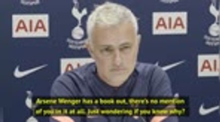 I'm not in Wenger's book because he never beat me - Mourinho