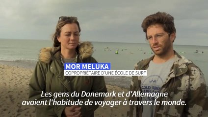 "Cold Hawaii": au Danemark, le surf porté par la vague du Covid