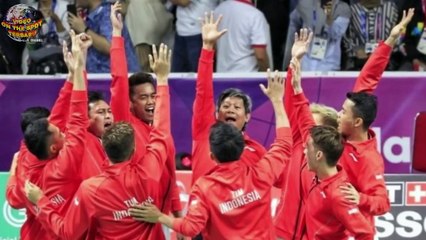 Aksi Tengil Kevin Sanjaya di Pertandingan Bulu Tangkis Asian Games 2018.. Emas__