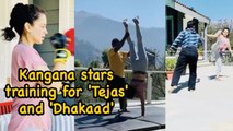 Kangana Ranaut kickstarts training for 'Tejas' and 'Dhakaad'