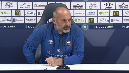 J7 Ligue 2 BKT : La conférence de presse avant C.Niortais / SMCaen