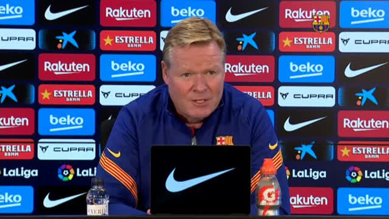 Koeman aclara la polémica con Griezmann: "El entrenador manda y el jugador tiene que sacar el máximo rendimiento"