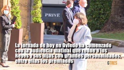 Los Reyes y sus hijas reciben en audiencia a los galardonados con los Princesa de Asturias de este 2020