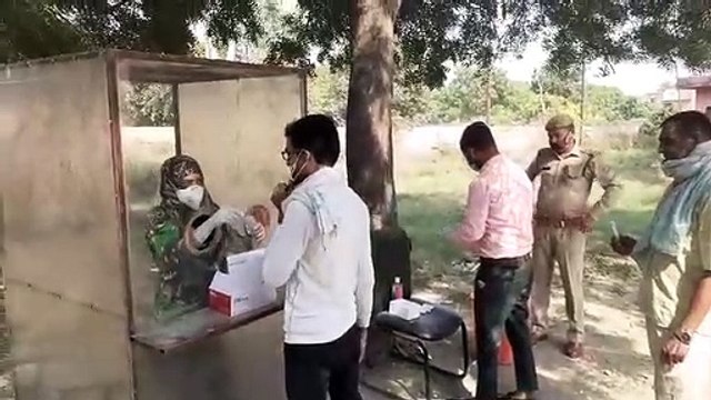 कैराना में तीन जगह पर हुई कोरोना सैंपलिंग एक मिला पॉजिटिव
