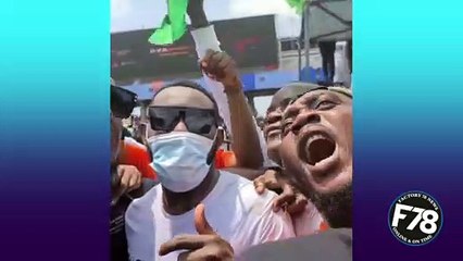 F78NEWS: AY Comedian At End SARS Protest.
