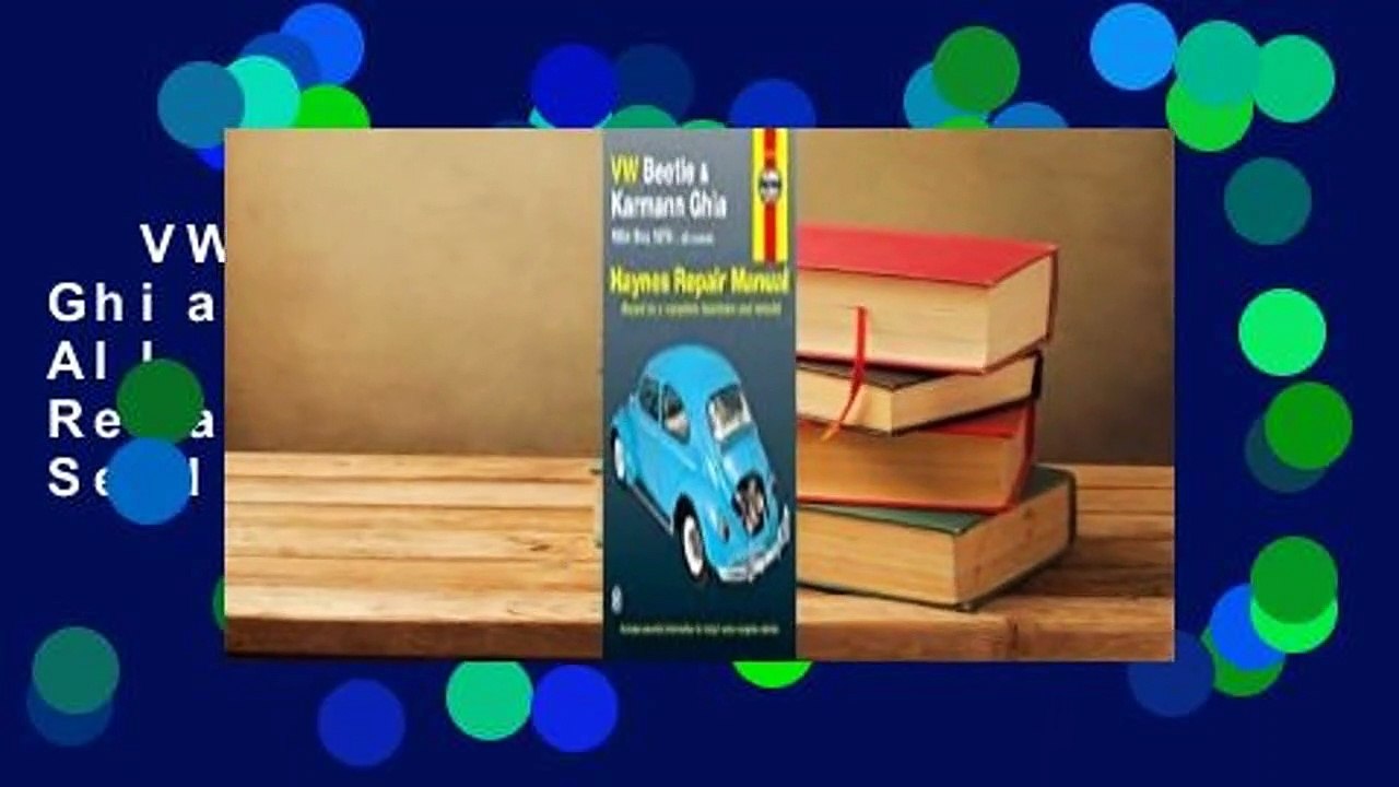 VW Beetle & Karmann Ghia 1954 through 1979 All Models (Hayne's Repair Manual)  Best Sellers Rank