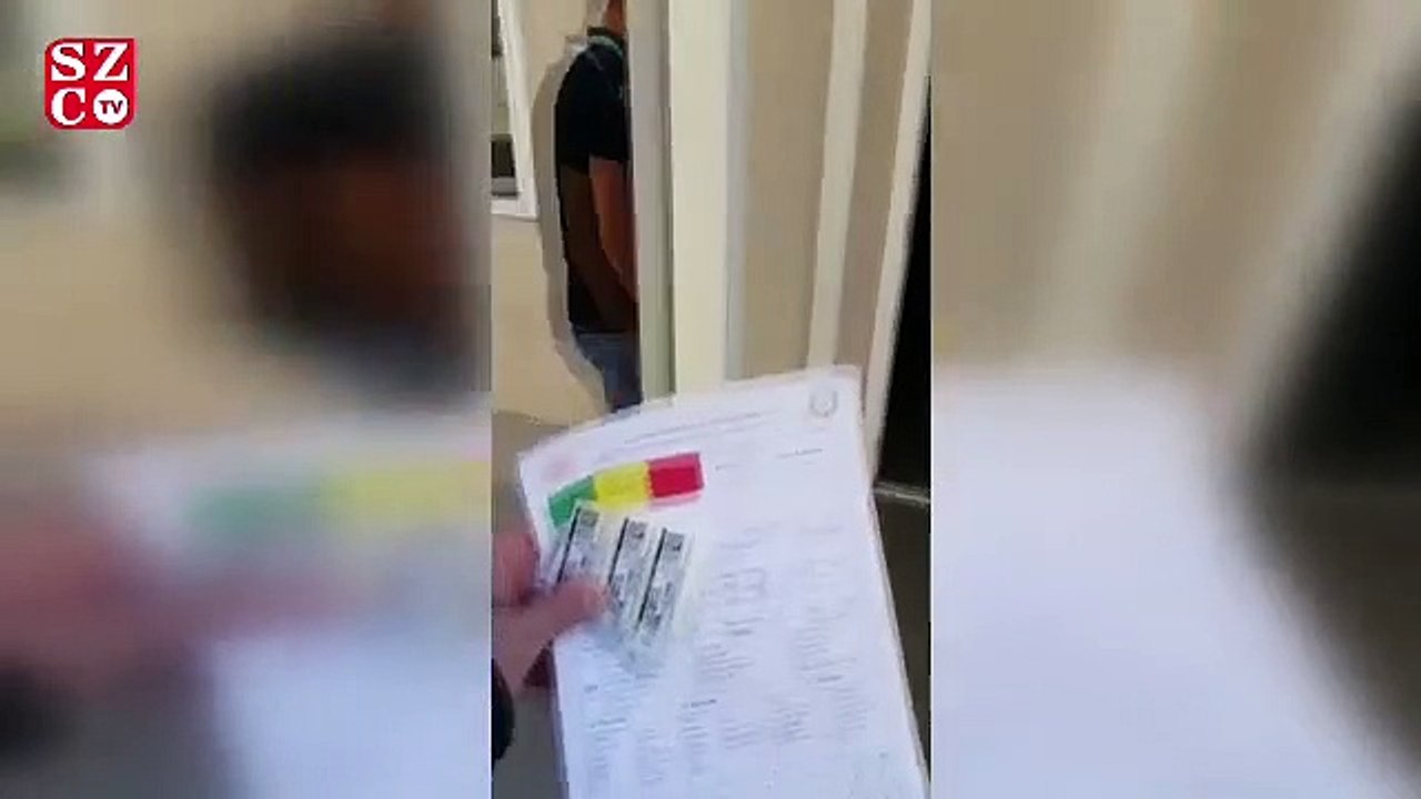 Covid-19 polikliniğindeki test kuyruğu isyan ettirdi