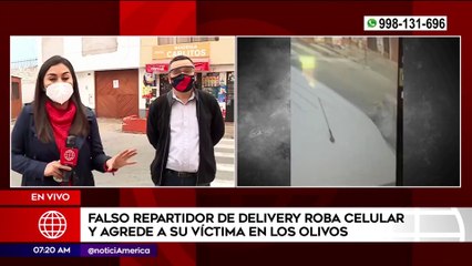 Mucho cuidado con la modalidad de robo del repartidor de delivery falso | Primera Edición (HOY)