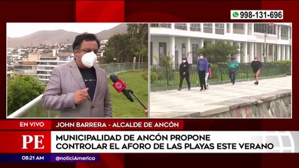 Municipalidad de Ancón propone controlar el aforo de playas durante el verano | Primera Edición (HOY)