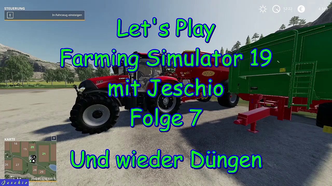 Lets Play Farming Simulator 19 mit Jeschio - Folge 007 - Und wieder Düngen