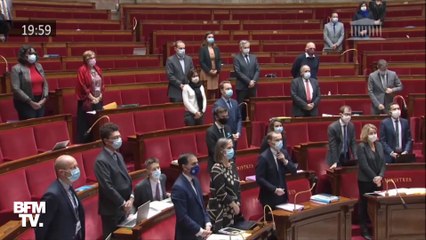 Professeur décapité: l'Assemblée nationale debout pour dénoncer un "abominable attentat"