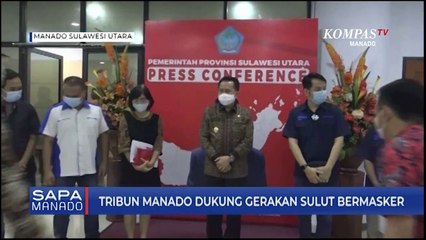 Tribun Manado Dukung Gerakan Sulut Bermasker