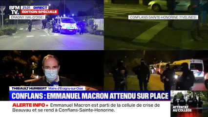 Thibault Humbert (maire d'Égarny-sur-Oise): le professeur tué "souhaitait faire vivre la liberté d'expression"