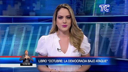 Ministra de Gobierno y periodista presentaron el libre "Octubre: la democracia bajo ataque"