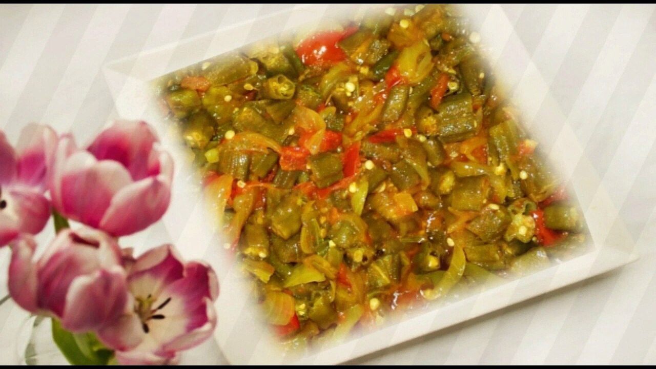 ""Bhindi ki bhojia delicious recipe by Sehar Khurram""