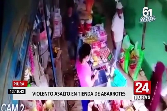 Piura: ladrones se llevaron celulares y las ganancias del día de una tienda de abarrotes