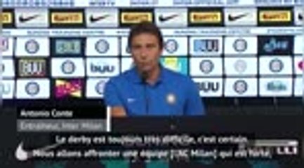 4e j. - Conte aurait aimé "un jour de plus pour préparer le derby"