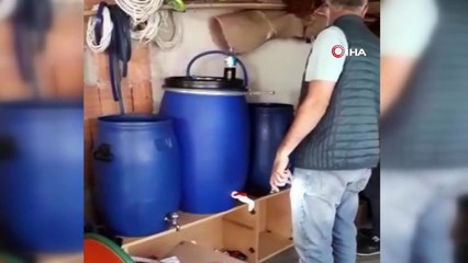 Tekirdağ’da 500 litre kaçak içki ele geçirildi