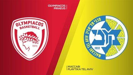 Olympiacos Piraeus - Maccabi Playtika Tel Aviv Highlights | Turkish Airlines EuroLeague, RS Round 4