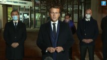 Emmanuel Macron à Conflans-Sainte-Honorine : «Un attentat islamiste caractérisé»