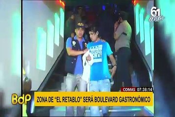 Comas: vecinos dan la bienvenida a nueva imagen del boulevard El Retablo