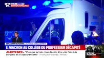Conflans: Emmanuel Macron au collège du professeur décapité - 16/10