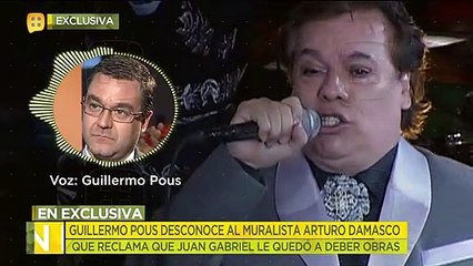 Guillermo Pous reta a Arturo Damasco, para que demuestre que Juan Gabriel le debía. | Ventaneando